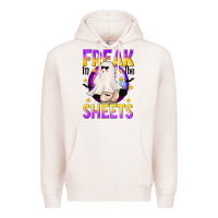 Pale Pink Freak In The Sheets Premium Hoodie - texasbilliewilder