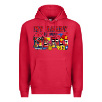 Cardinal my daddy is my hero dispatcher Premium Hoodie - Zillion Design Studio