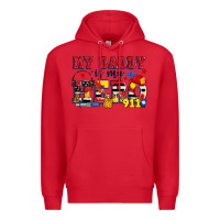 Red my daddy is my hero dispatcher Premium Hoodie - Zillion Design Studio