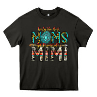 Asphalt Only The Best Moms Get Promoted To Mimi Heavy Core Tee - CowhideDigitalArt