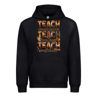 Black teach compassion teach kindness teach confidence Urban Hoodie - Zillion Design Studio