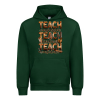 Forest Green teach compassion teach kindness teach confidence Urban Hoodie - Zillion Design Studio