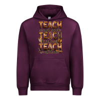 Mauve Wine teach compassion teach kindness teach confidence Urban Hoodie - Zillion Design Studio