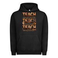 Pigment Black teach compassion teach kindness teach confidence Urban Hoodie - Zillion Design Studio