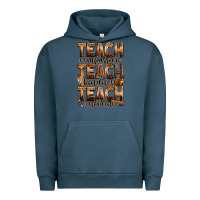 Pigment Midnight Navy teach compassion teach kindness teach confidence Urban Hoodie - Zillion Design Studio