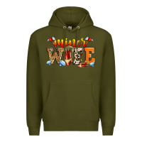 Army Green miner wife Premium Hoodie - Zillion Design Studio