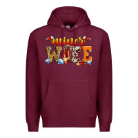 Burgundy miner wife Premium Hoodie - Zillion Design Studio