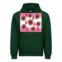 Forest Green breast cancer awareness sunflower Urban Hoodie - RanaPortraitStore