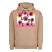 Pigment Burro breast cancer awareness sunflower Urban Hoodie - RanaPortraitStore