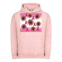 Pigment Salmon breast cancer awareness sunflower Urban Hoodie - RanaPortraitStore