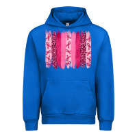 Cobalt breast aweraness brushstrokes Urban Hoodie - RanaPortraitStore