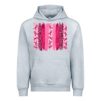 Heather Grey breast aweraness brushstrokes Urban Hoodie - RanaPortraitStore