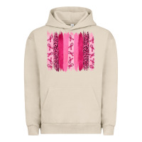 Pigment French Oak breast aweraness brushstrokes Urban Hoodie - RanaPortraitStore