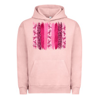 Pigment Salmon breast aweraness brushstrokes Urban Hoodie - RanaPortraitStore