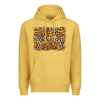Antique Gold leopard background Premium Hoodie - Zillion Design Studio