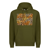 Army Green leopard background Premium Hoodie - Zillion Design Studio