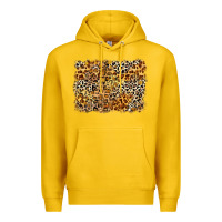 Lemon leopard background Premium Hoodie - Zillion Design Studio