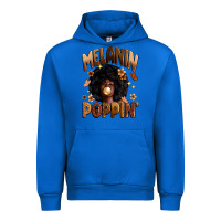 Cobalt melanin poppin Urban Hoodie - Zillion Design Studio