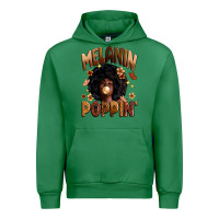 Emerald melanin poppin Urban Hoodie - Zillion Design Studio