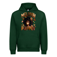Forest Green melanin poppin Urban Hoodie - Zillion Design Studio
