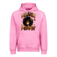 Fuchsia Pink melanin poppin Urban Hoodie - Zillion Design Studio