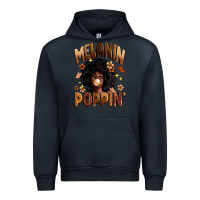 Navy melanin poppin Urban Hoodie - Zillion Design Studio