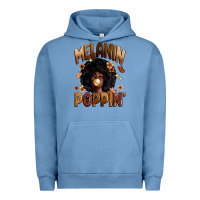 Pigment Pebble Blue melanin poppin Urban Hoodie - Zillion Design Studio