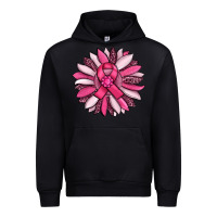 Black breast awareness cancer pink sunflower Urban Hoodie - RanaPortraitStore