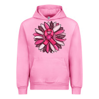 Fuchsia Pink breast awareness cancer pink sunflower Urban Hoodie - RanaPortraitStore
