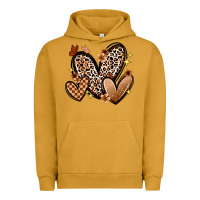Pigment Peanut Butter melanin hearts Urban Hoodie - Zillion Design Studio