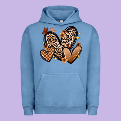 Melanin Hearts Urban Hoodie Designed By Zillion Design Studio