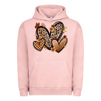 Pigment Salmon melanin hearts Urban Hoodie - Zillion Design Studio