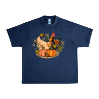 Navy fall coop animals pumpkin Urban Heavy Tee - Artiststas