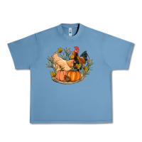 Pebble Blue fall coop animals pumpkin Urban Heavy Tee - Artiststas