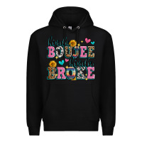 Black kinda boujee kinda broke Premium Hoodie - Zillion Design Studio