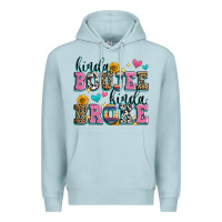 Blue Mist kinda boujee kinda broke Premium Hoodie - Zillion Design Studio