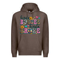 Coffee kinda boujee kinda broke Premium Hoodie - Zillion Design Studio