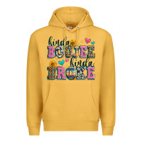 Mustard kinda boujee kinda broke Premium Hoodie - Zillion Design Studio