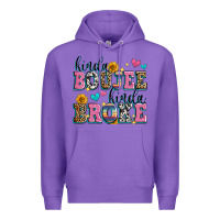 Purple kinda boujee kinda broke Premium Hoodie - Zillion Design Studio