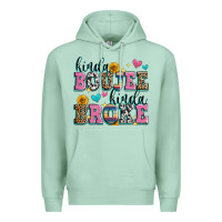 Seafoam kinda boujee kinda broke Premium Hoodie - Zillion Design Studio