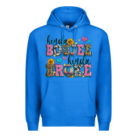 True Royal kinda boujee kinda broke Premium Hoodie - Zillion Design Studio