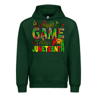 Forest Green i paused my game to celebrate juneteenth Urban Hoodie - Zillion Design Studio
