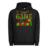 Pigment Black i paused my game to celebrate juneteenth Urban Hoodie - Zillion Design Studio