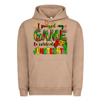 Pigment Burro i paused my game to celebrate juneteenth Urban Hoodie - Zillion Design Studio