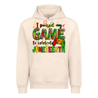 I Paused My Game To Celebrate Juneteenth Urban Hoodie | Teevron