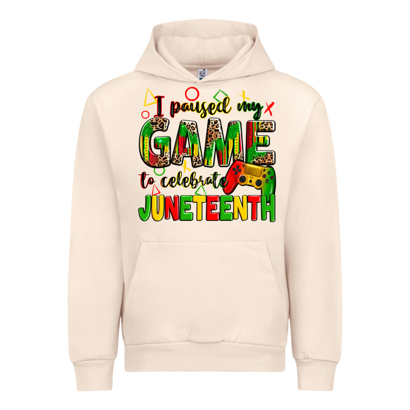 I Paused My Game To Celebrate Juneteenth Urban Hoodie by Zillion Design Studio | Teevron