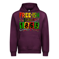 Mauve Wine free ish since 1865 Urban Hoodie - Zillion Design Studio