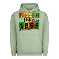 Pigment Oil Green free ish since 1865 Urban Hoodie - Zillion Design Studio