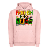 Pigment Salmon free ish since 1865 Urban Hoodie - Zillion Design Studio