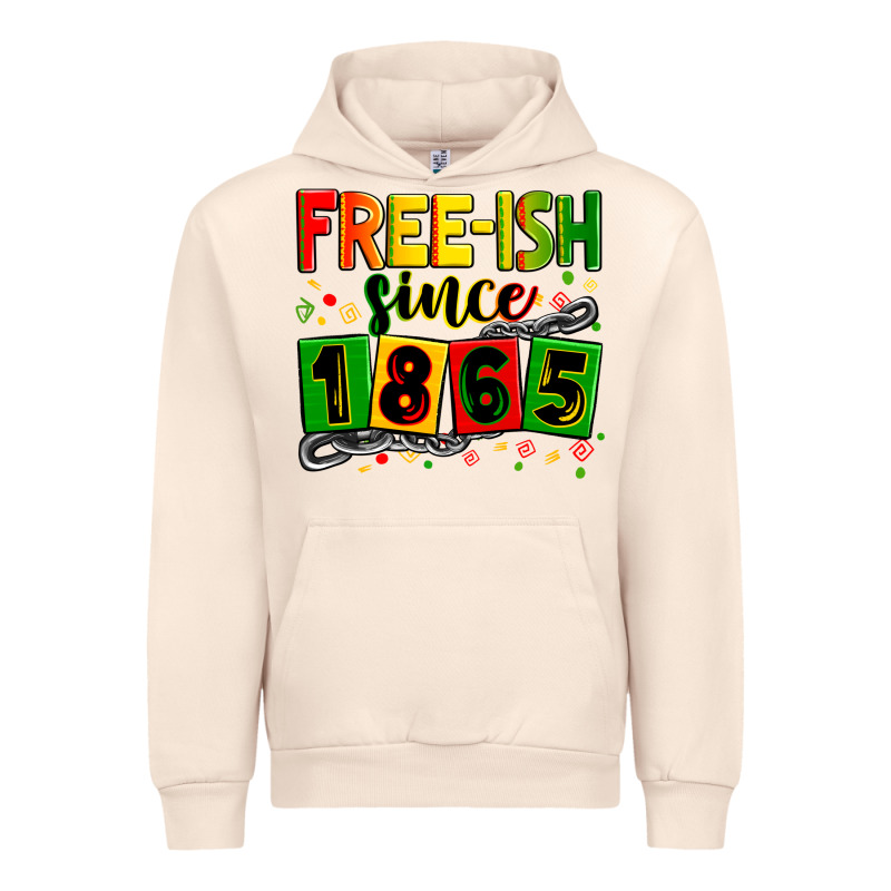 Free Ish Since 1865 Urban Hoodie by Zillion Design Studio | Teevron